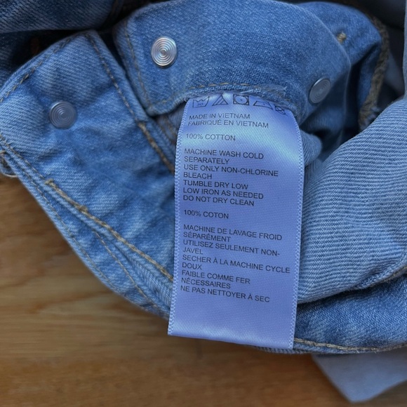 Urban Outfitters BDG Denim Shortalls Overalls Size 27 Light Wash Cuffed Hem - Picture 5 of 5